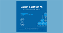 Desktop Screenshot of gasserwenger.ch